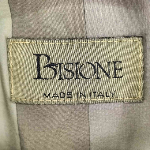 ビジョーネ BISIONE イタリア製 比翼ステンカラーコート メンズ