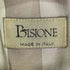 ビジョーネ BISIONE イタリア製 比翼ステンカラーコート メンズ