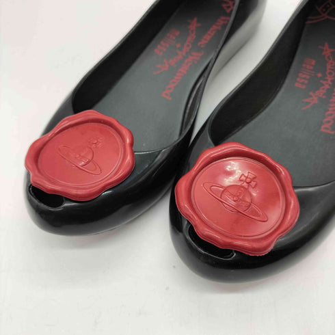 ヴィヴィアンウエストウッドアングロマニア Vivienne Westwood ANGLOMANIA オーブ スタンプ 刻印 パテントレザー パンプス レディース EUR:37