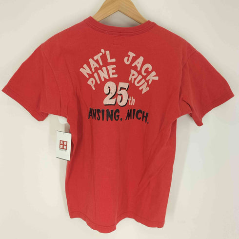 ザリアルマッコイズ THE REAL McCOYS BUCO DETROITプリントTシャツ メンズ US:40