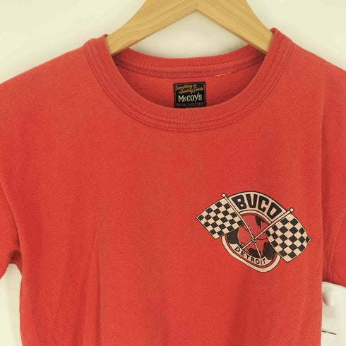 ザリアルマッコイズ THE REAL McCOYS BUCO DETROITプリントTシャツ メンズ US:40