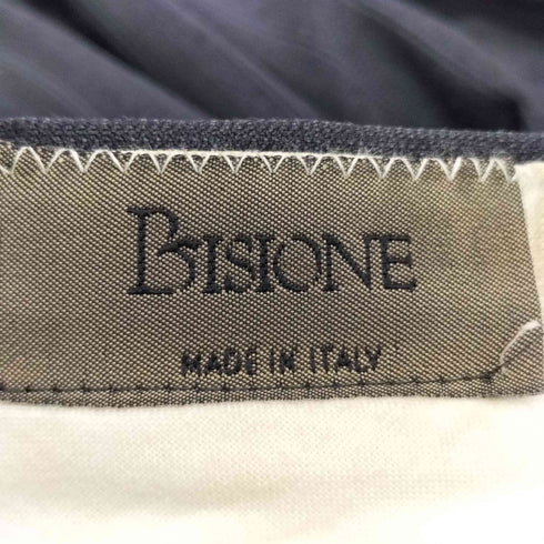 ビジョーネ BISIONE イタリア製 タック ストライプ ワイドスラックス メンズ EUR:51-52