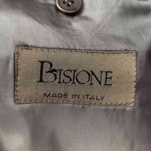 ビジョーネ BISIONE イタリア製 ダブルブレスト ピークドラペル テーラードジャケット メンズ EUR:50