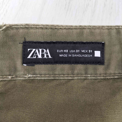 ザラ ZARA ユーティリティポケット カーゴパンツ メンズ FR:40-44