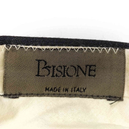 ビジョーネ BISIONE イタリア製 2タック ワイドスラックス 裾ダブル メンズ EUR:51-52