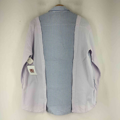 ザラ ZARA ストライプ 切り替え L/S シャツ レディース import:S