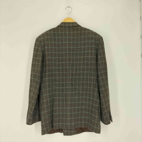 ビジョーネ BISIONE イタリア製 ダブルブレスト ピークドラペル ウールテーラードジャケット メンズ JPN:50