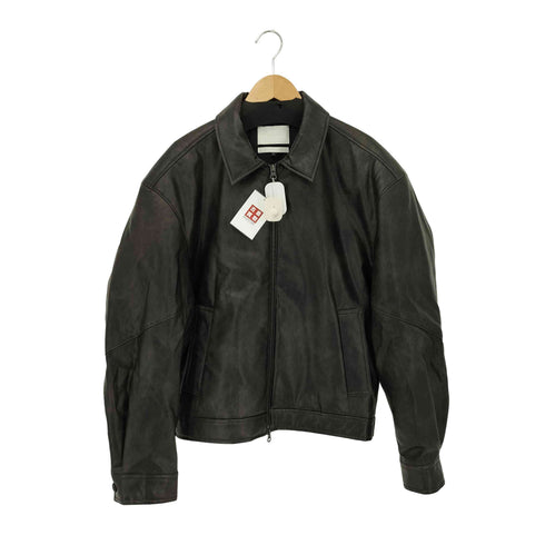 アモーメント amomento VEGAN LEATHER BLOUSON レザータッチブルゾン メンズ JPN:M