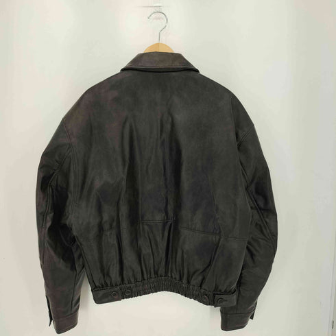 アモーメント amomento VEGAN LEATHER BLOUSON レザータッチブルゾン メンズ JPN:M