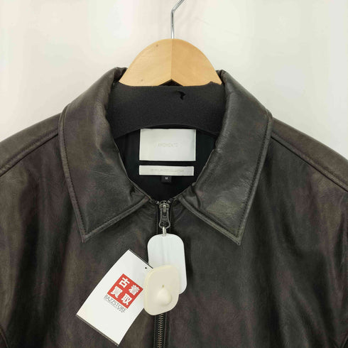 アモーメント amomento VEGAN LEATHER BLOUSON レザータッチブルゾン メンズ JPN:M