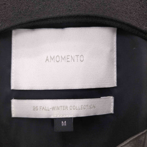 アモーメント amomento VEGAN LEATHER BLOUSON レザータッチブルゾン メンズ JPN:M
