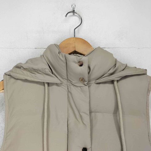 ザラ ZARA 中綿 ロング ベスト レディース import:M