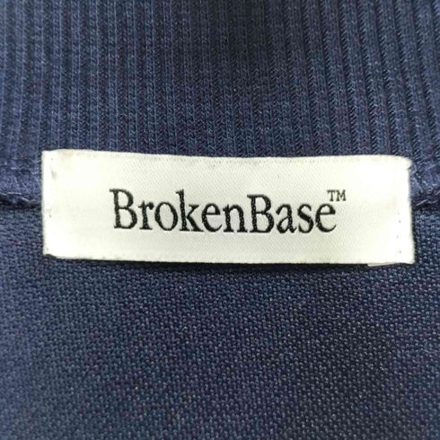 BROKEN BASE ワンポイント刺繍 トラックジャケット メンズ