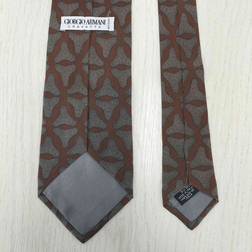 ジョルジオアルマーニ Giorgio Armani シルク100%総柄ネクタイ メンズ