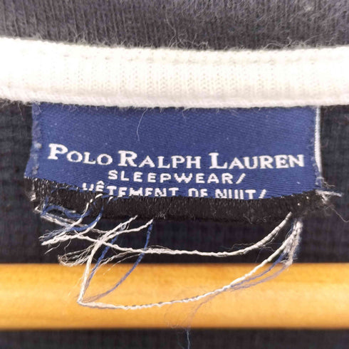 ポロラルフローレン POLO RALPH LAUREN SLEEPWEAR ポニー刺繍 Vネック ワッフル 長袖Tシャツ メンズ