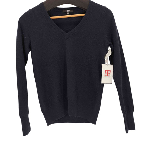 ユニクロ UNIQLO カシミヤVネックセーター レディース JPN:S