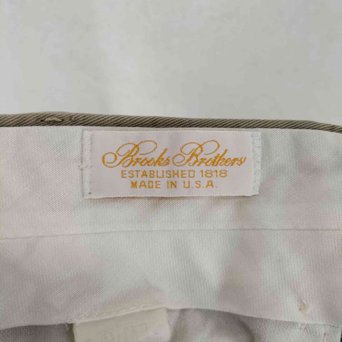 ブルックスブラザーズ BROOKS BROTHERS USA製 2タック チノトラウザーズ メンズ US:34-35