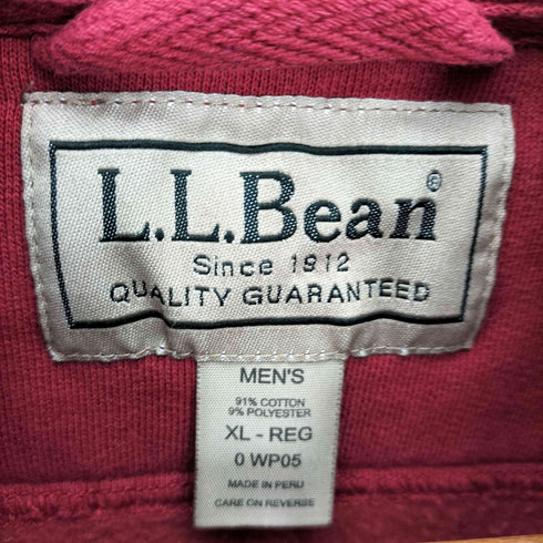 エルエルビーン L.L.Bean フルジップスウェット メンズ JPN:XL
