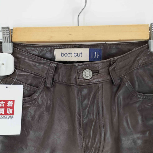 ギャップ Gap OLD レザー boot cut パンツ メンズ ONE SIZE