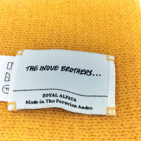 ザイノウエブラザーズ THE INOUE BROTHERS アルパカニット ネックウォーマー メンズ