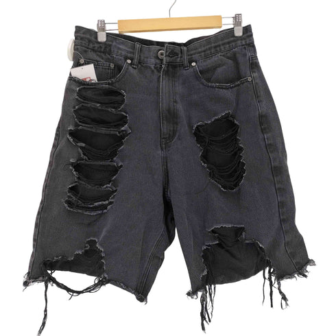 ダンケシェーン Danke Schon 24SS DESTROY DENIM SHORTS メンズ 32