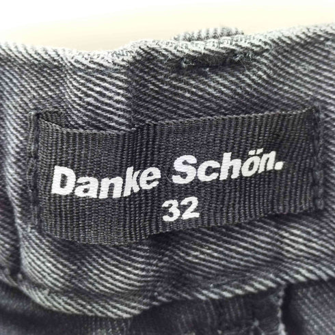 ダンケシェーン Danke Schon 24SS DESTROY DENIM SHORTS メンズ 32