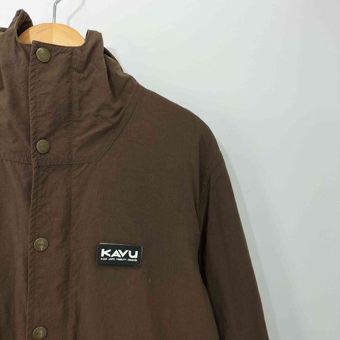 カブー KAVU 裏地フリース ナイロン マウンテンパーカー メンズ JPN:M