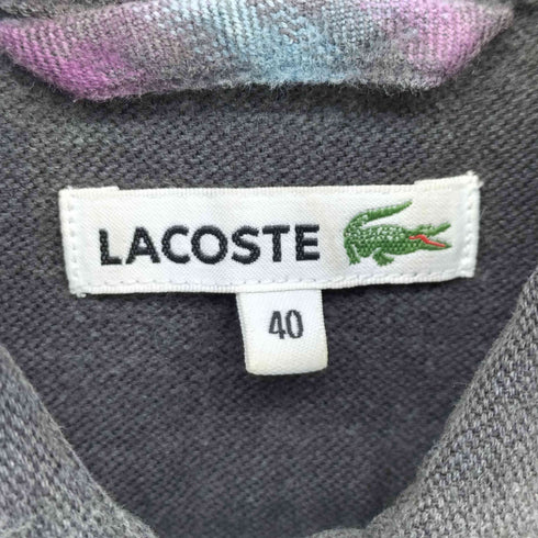ラコステ LACOSTE プルオーバー ギャザー シャツワンピース レディース JPN:40