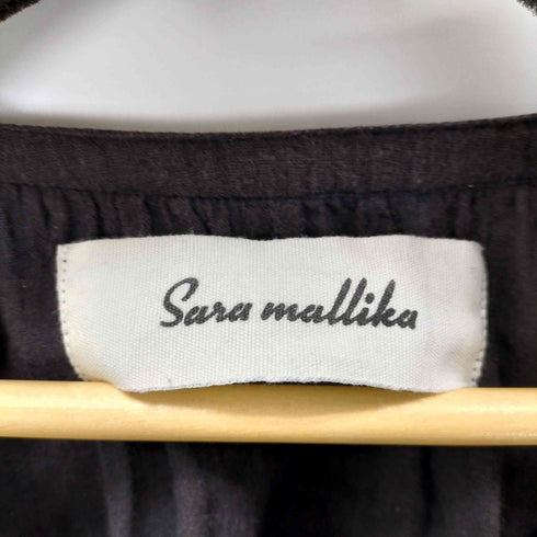 サラマリカ Sara Mallika COTTON GAUZE LACE BIG SLEEVE TOPS レディース