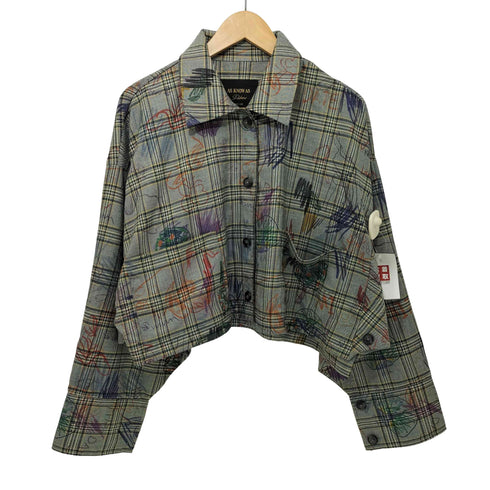 アズノゥアズドゥバズ as know as de base ラクガキ職人CHKジャケット メンズ JPN:1