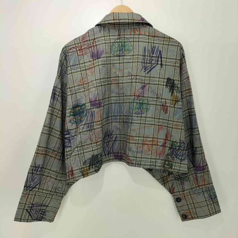 アズノゥアズドゥバズ as know as de base ラクガキ職人CHKジャケット メンズ JPN:1