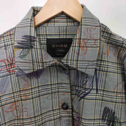 アズノゥアズドゥバズ as know as de base ラクガキ職人CHKジャケット メンズ JPN:1