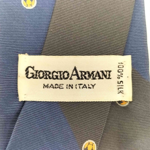 ジョルジオアルマーニ Giorgio Armani シルク100%総柄ネクタイ メンズ