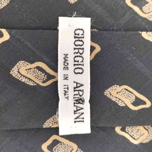 ジョルジオアルマーニ Giorgio Armani シルク100%総柄ネクタイ メンズ