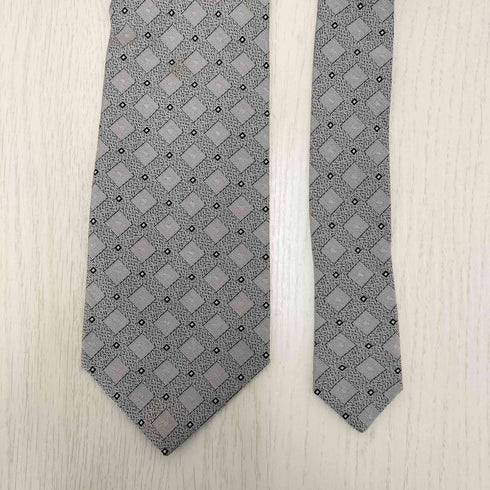 ジャンニヴェルサーチ GIANNI VERSACE シルク100%総柄ネクタイ メンズ