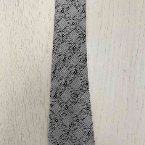 ジャンニヴェルサーチ GIANNI VERSACE シルク100%総柄ネクタイ メンズ