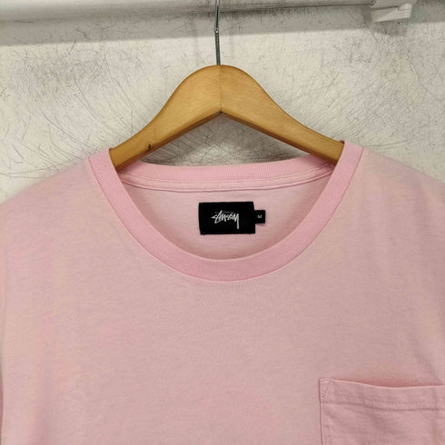ステューシー Stussy ロゴ刺繍 ポケットL/Sカットソー メンズ JPN:M