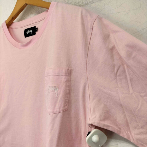 ステューシー Stussy ロゴ刺繍 ポケットL/Sカットソー メンズ JPN:M