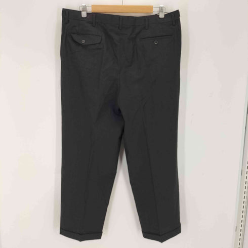 3タック ウールスラックス 裾ダブル YZIP メンズ