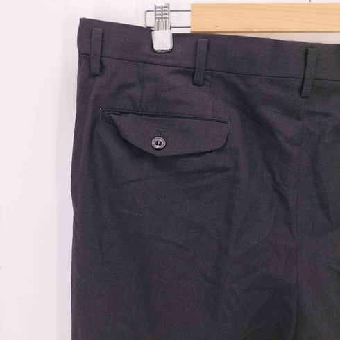 3タック ウールスラックス 裾ダブル YZIP メンズ