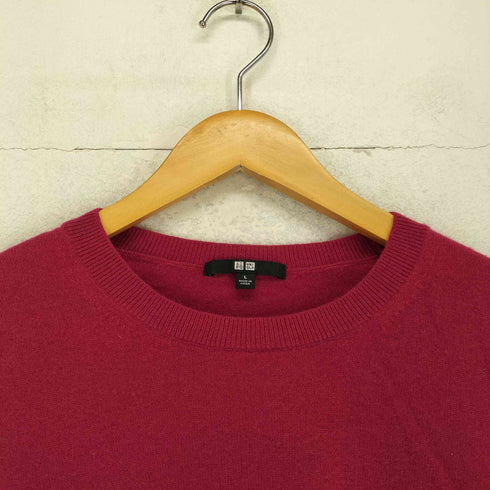 ユニクロ UNIQLO CASHMERE 100% カシミヤクルーネックセーター レディース JPN:L