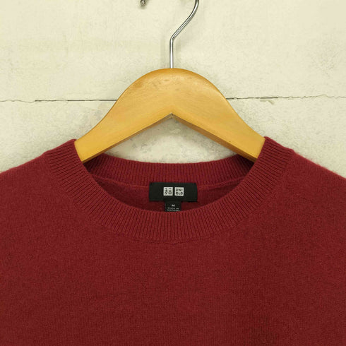 ユニクロ UNIQLO CASHMERE 100% カシミヤクルーネックセーター メンズ JPN:M