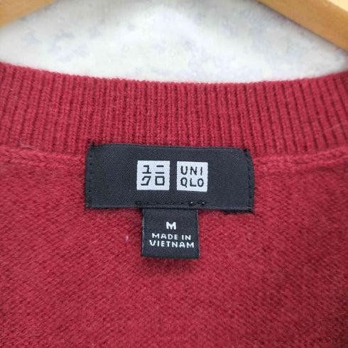 ユニクロ UNIQLO CASHMERE 100% カシミヤクルーネックセーター メンズ JPN:M