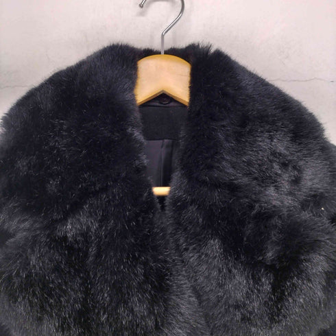FAIRE LA BISE angora&cashmere カシミヤアンゴラ混 フェイクファーロングコート レディース JPN:M