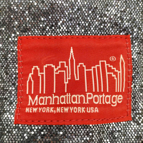 マンハッタンポーテージ Manhattan Portage コラボデザイン ラメ メッセンジャーバッグ レディース