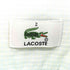 ラコステ LACOSTE 文字ワニ チェック 織柄 ボタンダウン シャツ メンズ JPN:2