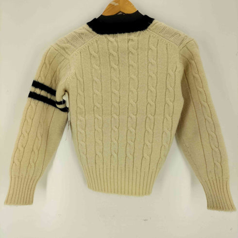ポロバイラルフローレン Polo by RALPH LAUREN ワッペンデザイン チルデンニット レディース import:S