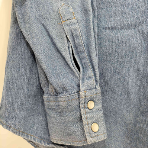 ユナイテッドアローズ UNITED ARROWS スナップボタン デニム ワークシャツ メンズ JPN:M