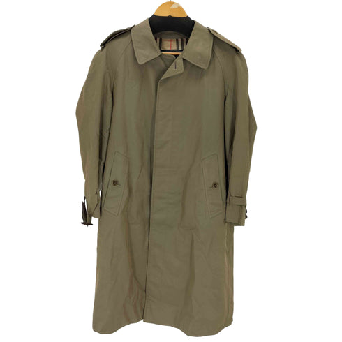 バーバリーズ BURBERRYS 裏地ノバチェック 比翼ステンカラーコート メンズ