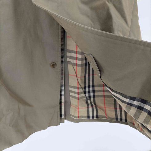 バーバリーズ BURBERRYS 裏地ノバチェック 比翼ステンカラーコート メンズ